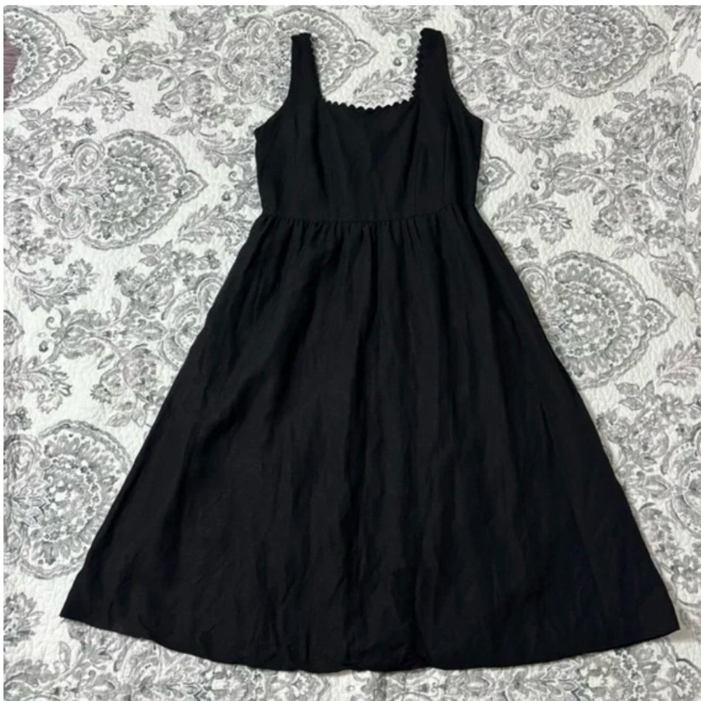 Ann Taylor Black Midi Dress